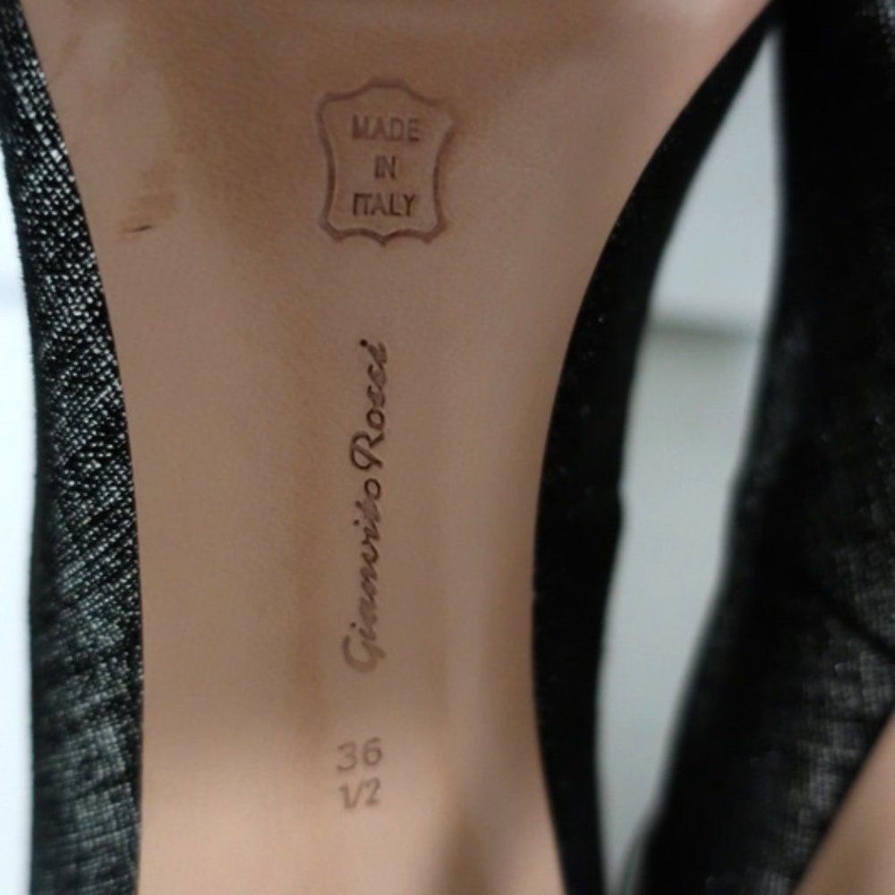 Gianvito Rossi High-Back Ankle Strap Pumps Sz 36.5 - Picture 11 of 11